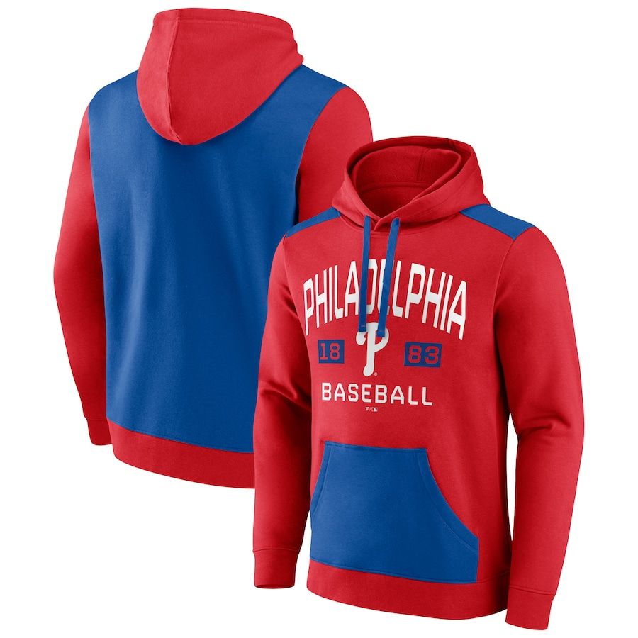 Men 2023 MLB Philadelphia Phillies red Sweatshirt style 3->philadelphia phillies->MLB Jersey